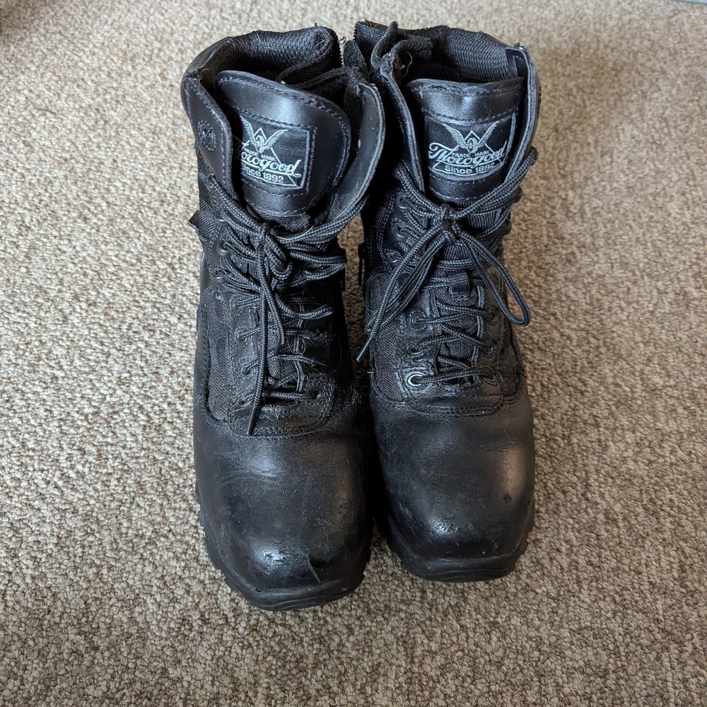Thorogood Black Steel Toe Work Boots